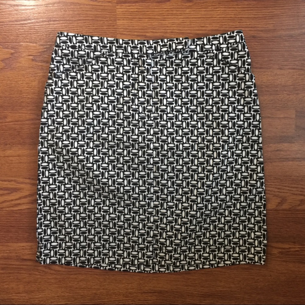 LOFT Vintage Patterned Mini Skirt
